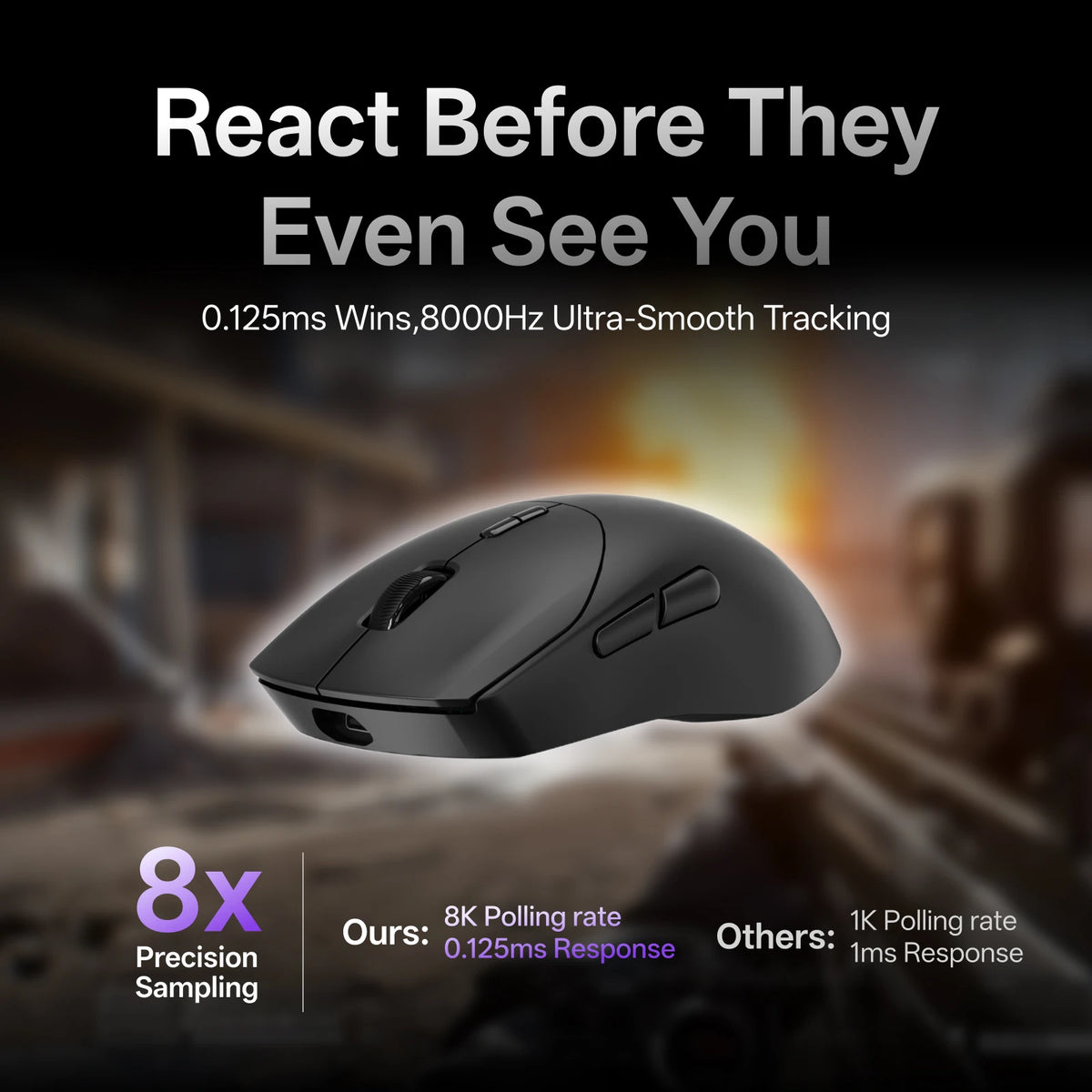 Rapoo VT9 / VT9 MAX 8K Wireless Gaming Mouse, photo 4
