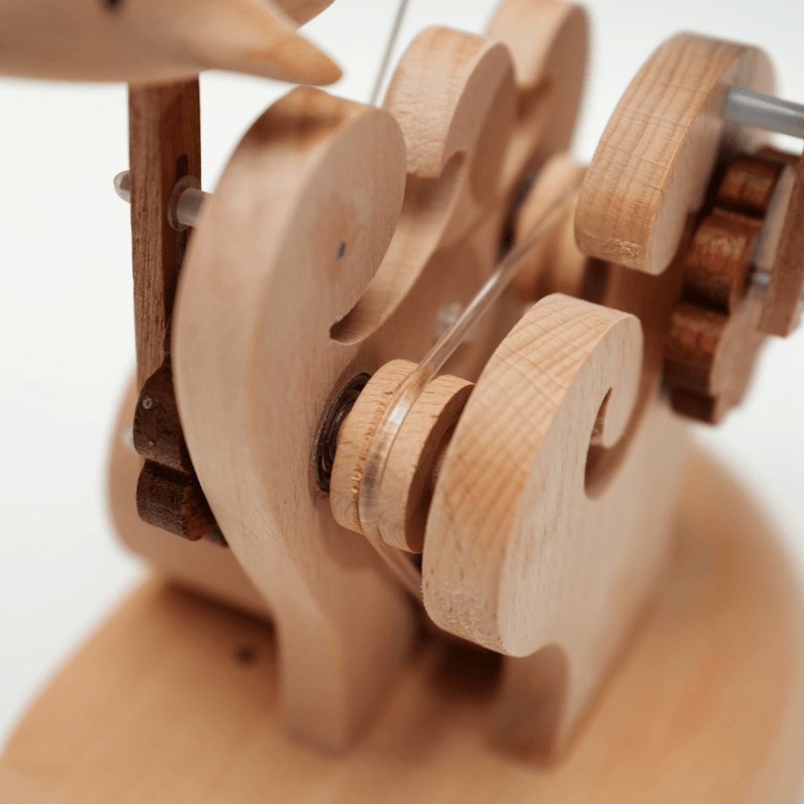 Wooden wheels, on Twin Wake