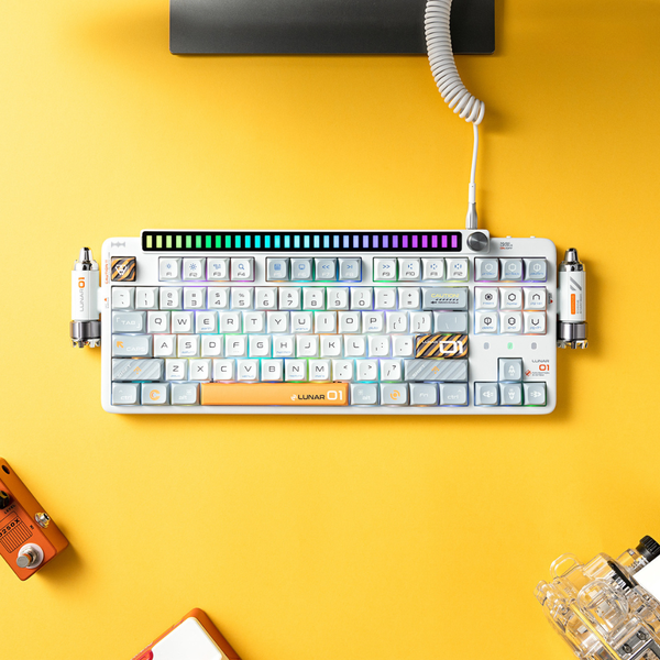 KEYSME LUNAR 01 – คีย์บอร์ดเชิงกลพร้อมไฟ RGB ตอบสนองเสียง