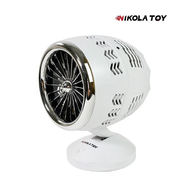 พัดลมเพิ่มความชื้นแบบตั้งโต๊ะ NIKOLATOY – ดีไซน์แรงบันดาลใจจากเครื่องยนต์เจ็ท