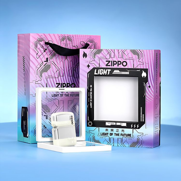ไฟแช็ก Zippo Luminous Quicksand กันลม – เปลือกทองเหลือง ดีไซน์เรืองแสงในที่มืด ของขวัญสะสม 