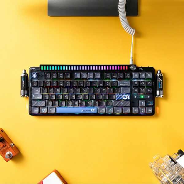 KEYSME LUNAR 01 – คีย์บอร์ดเชิงกลพร้อมไฟ RGB ตอบสนองเสียง