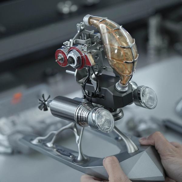 โมเดลหุ่นยนต์โลหะ Nautilus Steampunk