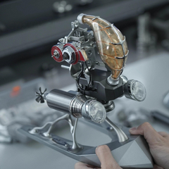 โมเดลหุ่นยนต์โลหะ Nautilus Steampunk