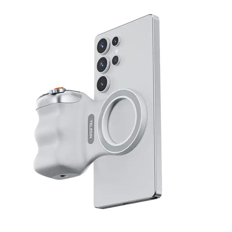 TELESIN ที่จับโทรศัพท์แม่เหล็กสำหรับถ่ายภาพพร้อมรีโมท - ถ่ายภาพ 360° ระดับมืออาชีพ