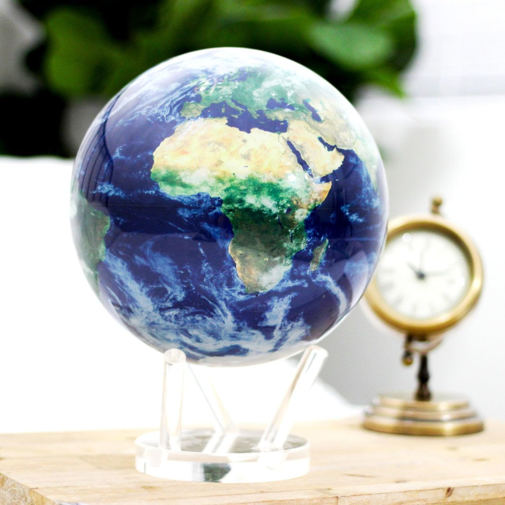 โลกที่มีเมฆ MOVA Globe – แบบจำลองโลกหมุนได้เอง