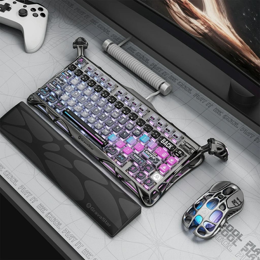 คีย์บอร์ดเกมมิ่ง Gravastar Mercury – สินค้า Gravastar ของแท้