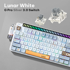 KEYSME LUNAR 01 – คีย์บอร์ดเชิงกลพร้อมไฟ RGB ตอบสนองเสียง