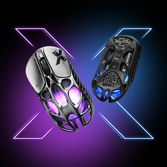เมาส์เกมมิ่งไร้สาย GravaStar Mercury X: น้ำหนักเบามาก ดีไซน์กลวง เซ็นเซอร์ PAW 3950 ระดับพรีเมียม 