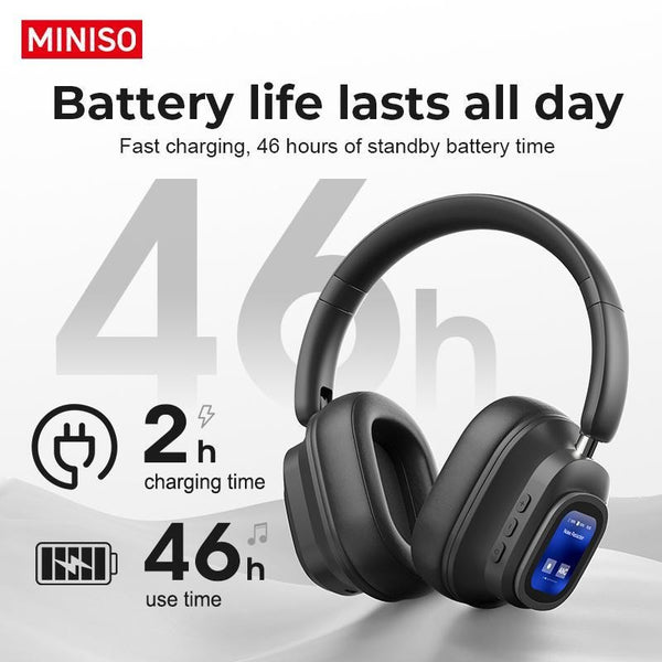 หูฟังไร้สาย MINISO G90 - เทคโนโลยีตัดเสียงรบกวน การควบคุมแบบสัมผัส และเสียงคุณภาพสูง
