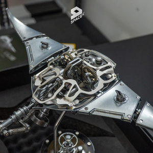Steampunk Mobula Manta Ray 3D โลหะเครื่องกล