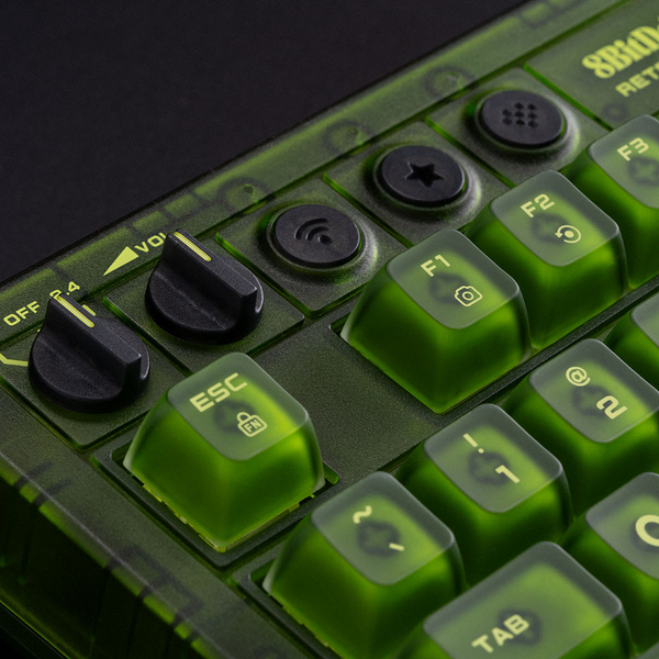 8BitDo Retro Mechanical Keyboard 87 Edition – Kailh Jellyfish X, ไฟ LED RGB, การเชื่อมต่อสามโหมด, ดีไซน์ Xbox อย่างเป็นทางการ