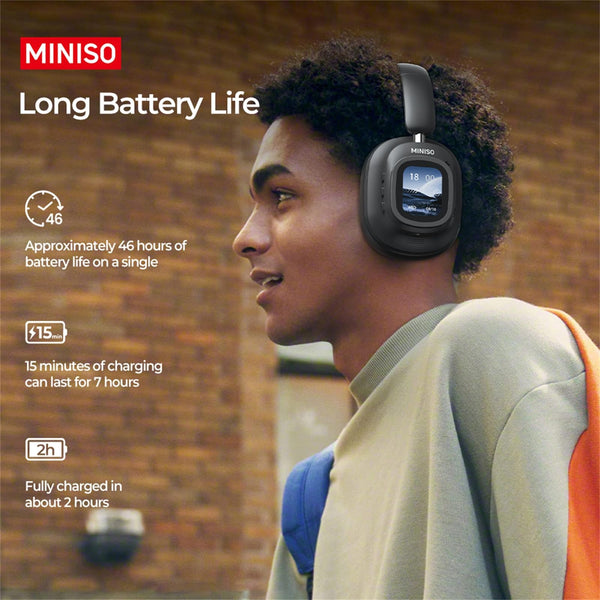 หูฟังไร้สาย MINISO G90 - เทคโนโลยีตัดเสียงรบกวน การควบคุมแบบสัมผัส และเสียงคุณภาพสูง
