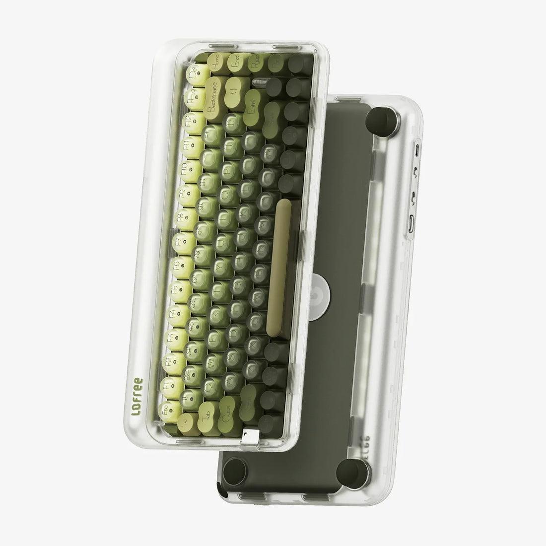 Lofree 432Hz Polar Moss keyboard view 5