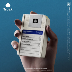 พาวเวอร์แบงค์แม่เหล็ก TROZK TP-09 10000mAh – มัลติฟังก์ชั่นพร้อมพื้นที่จัดเก็บในตัว