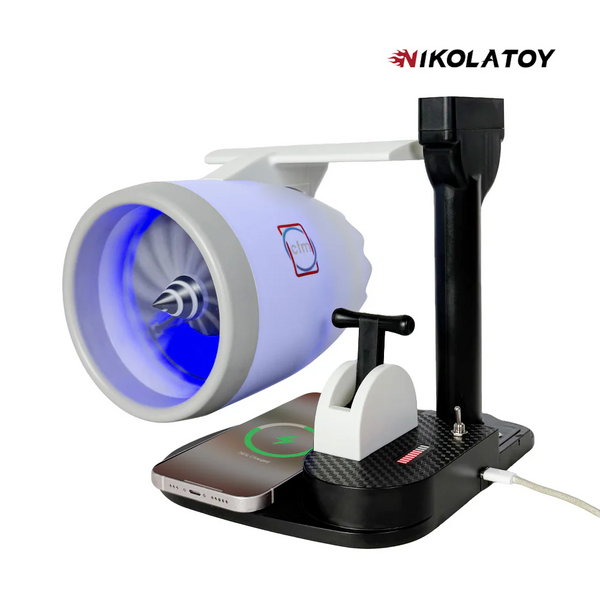 พัดลมเพิ่มความชื้นแบบตั้งโต๊ะ NIKOLATOY – ดีไซน์แรงบันดาลใจจากเครื่องยนต์เจ็ท