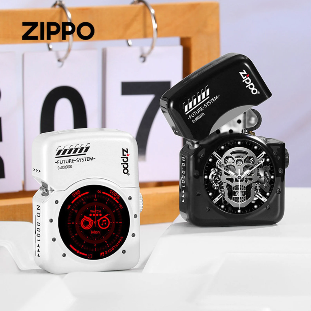 ไฟแช็กอัจฉริยะ Zippo Future System | หน้าจอสัมผัสและดีไซน์เรืองแสง