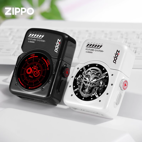 ไฟแช็กอัจฉริยะ Zippo Future System | หน้าจอสัมผัสและดีไซน์เรืองแสง