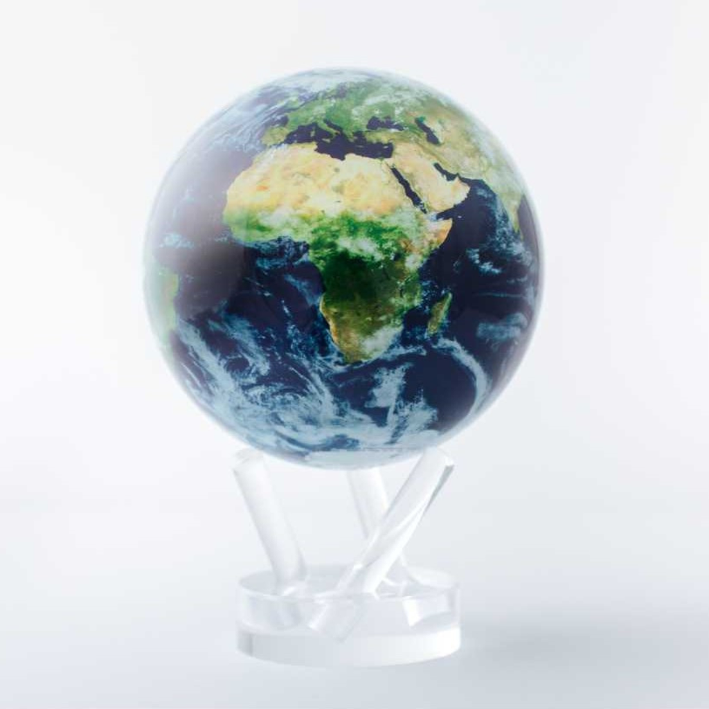 โลกที่มีเมฆ MOVA Globe – แบบจำลองโลกหมุนได้เอง