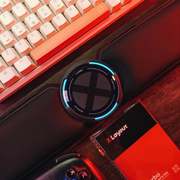 X-Turbo AirFlow Cooler Wrist Rest – ที่วางข้อมือสำหรับคีย์บอร์ดเกมมิ่งตามหลักสรีรศาสตร์พร้อมพัดลมระบายความร้อน