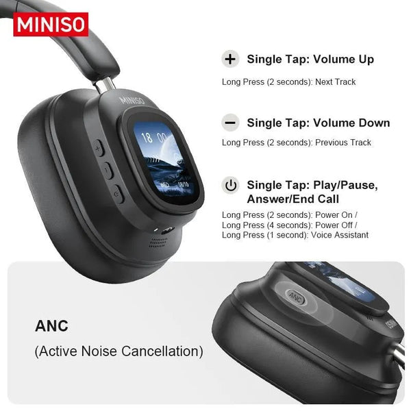 หูฟังไร้สาย MINISO G90 - เทคโนโลยีตัดเสียงรบกวน การควบคุมแบบสัมผัส และเสียงคุณภาพสูง