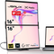 จอมอนิเตอร์คู่แบบพกพา Jsaux FlipGo | ขยายพื้นที่ทำงานด้วยสายเคเบิลเพียงเส้นเดียว