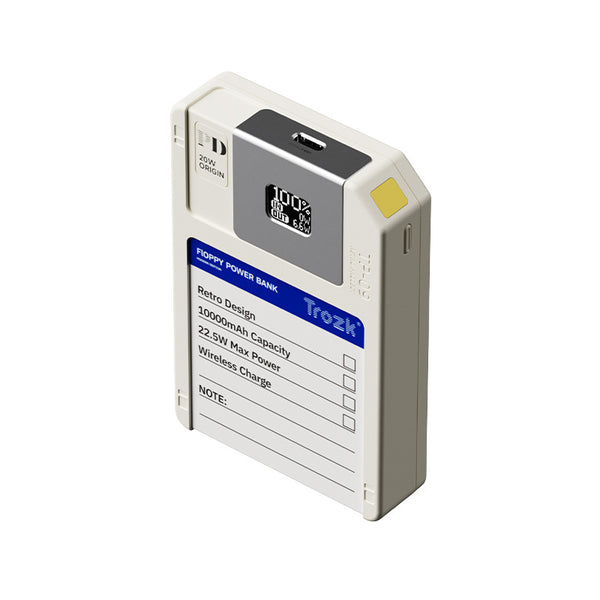 พาวเวอร์แบงค์แม่เหล็ก TROZK TP-09 10000mAh – มัลติฟังก์ชั่นพร้อมพื้นที่จัดเก็บในตัว