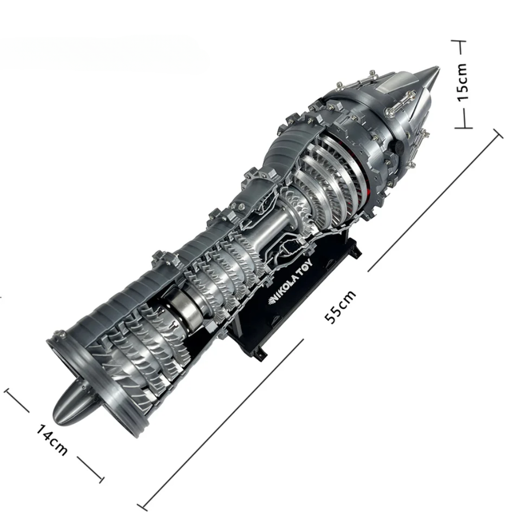 โมเดล DIY ของ NIKOLATOY Turbojet J97