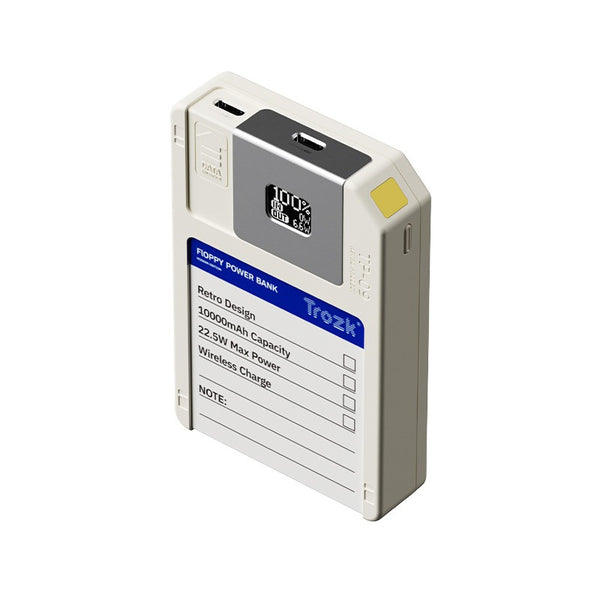 พาวเวอร์แบงค์แม่เหล็ก TROZK TP-09 10000mAh – มัลติฟังก์ชั่นพร้อมพื้นที่จัดเก็บในตัว