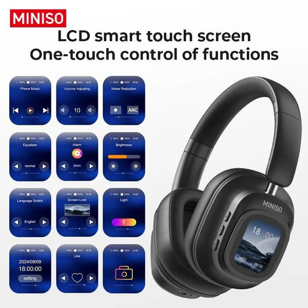 หูฟังไร้สาย MINISO G90 - เทคโนโลยีตัดเสียงรบกวน การควบคุมแบบสัมผัส และเสียงคุณภาพสูง