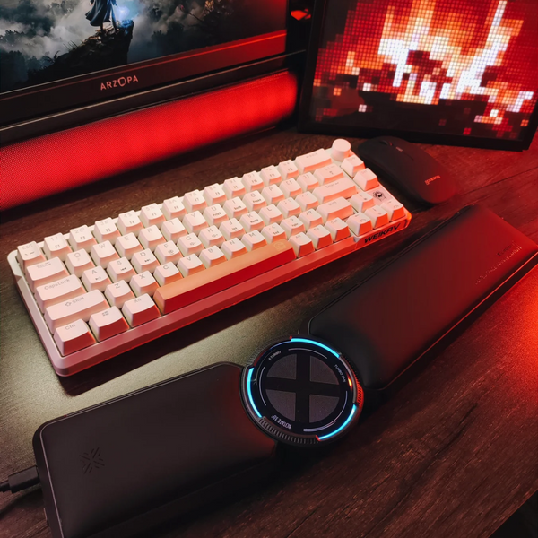 X-Turbo AirFlow Cooler Wrist Rest – ที่วางข้อมือสำหรับคีย์บอร์ดเกมมิ่งตามหลักสรีรศาสตร์พร้อมพัดลมระบายความร้อน