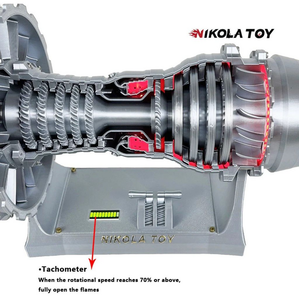 โมเดล DIY เครื่องยนต์ Rolls-Royce Trent 900 Fan Turbine รุ่น NikolaToy™