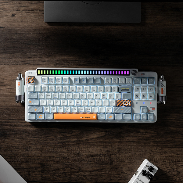 KEYSME LUNAR 01 – คีย์บอร์ดเชิงกลพร้อมไฟ RGB ตอบสนองเสียง
