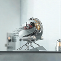 โมเดลหุ่นยนต์โลหะ Nautilus Steampunk