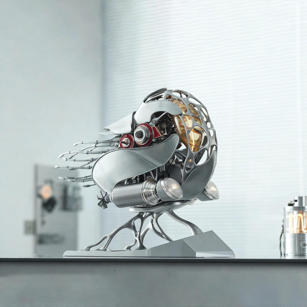 โมเดลหุ่นยนต์โลหะ Nautilus Steampunk