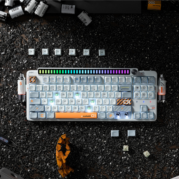 KEYSME LUNAR 01 – คีย์บอร์ดเชิงกลพร้อมไฟ RGB ตอบสนองเสียง