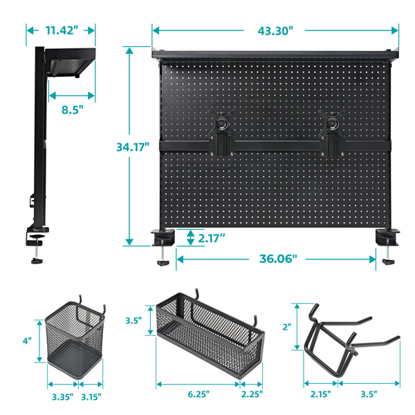 Pegboard Attach 9Spacex – เพิ่มประสิทธิภาพพื้นที่อเนกประสงค์ทันสมัยของคุณ 