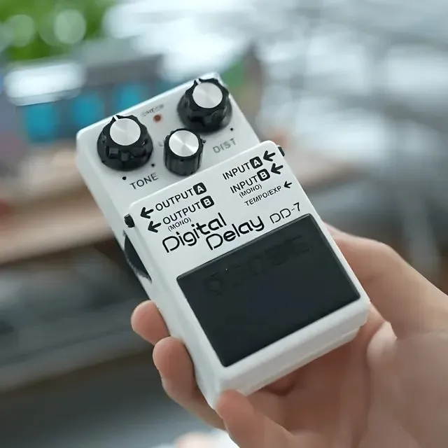 Roland BOSS DD-7 Wireless Mouse – Unique Pedal Design & Creative Musical Instrument Souvenir Mice Pc Gamer Accessories