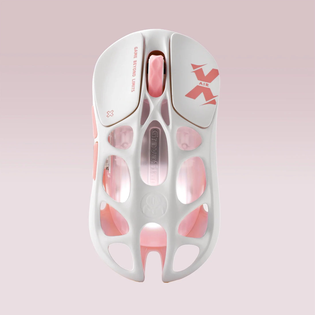 GravaStar Mercury X Air 8KHz Wireless Gaming Mouse Pearl Rose – GravaStar image 5