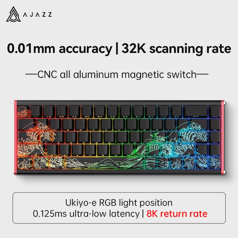 AJAZZ ALUX68 Aluminum Magnetic Keyboard, 68 Keys, Wired, photo 10