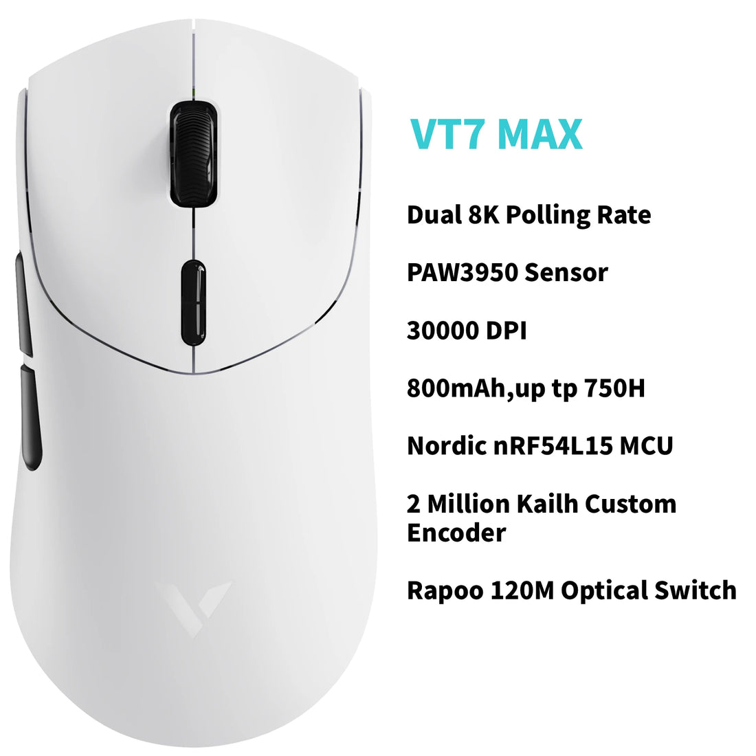 Rapoo VT7 / VT7 MAX 8K Wireless Gaming Mouse, photo 13