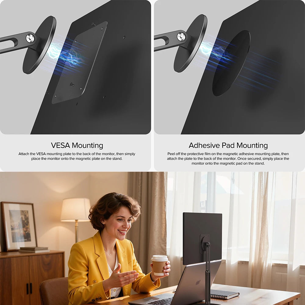 UPERFECT Magnetic VESA Stand for Portable Monitors and Tablets, photo 7