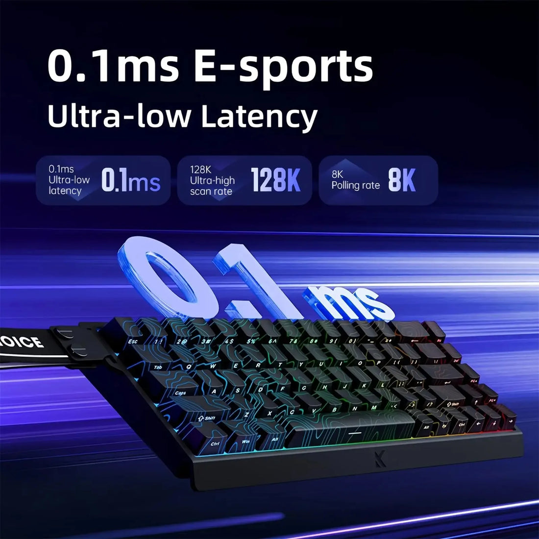 MCHOSE ACE 68 Wired Magnetic Switch Keyboard, 65%, photo 5