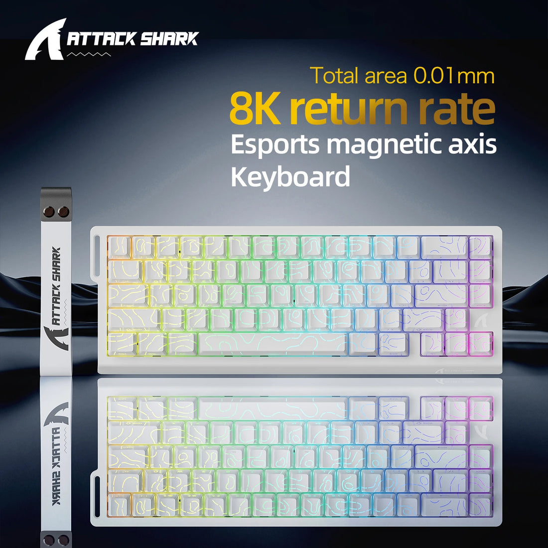 Attack Shark X68 HE Wired 60% Magnetic Keyboard, photo 8