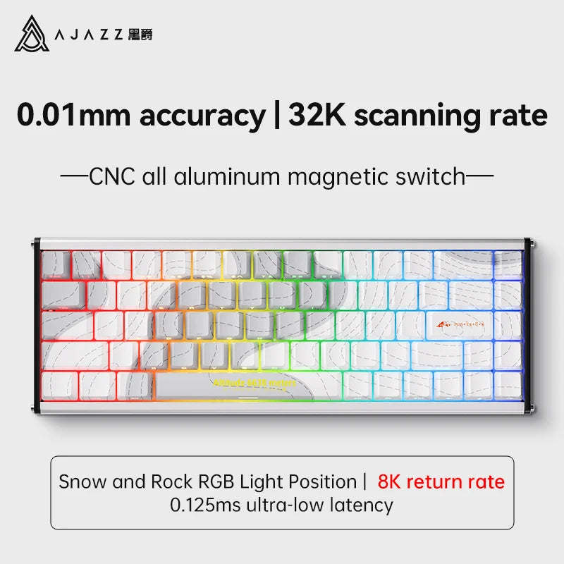 AJAZZ ALUX68 Aluminum Magnetic Keyboard, 68 Keys, Wired, photo 7