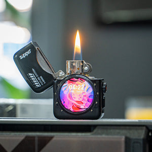 ไฟแช็กอัจฉริยะ Zippo Future System | หน้าจอสัมผัสและดีไซน์เรืองแสง