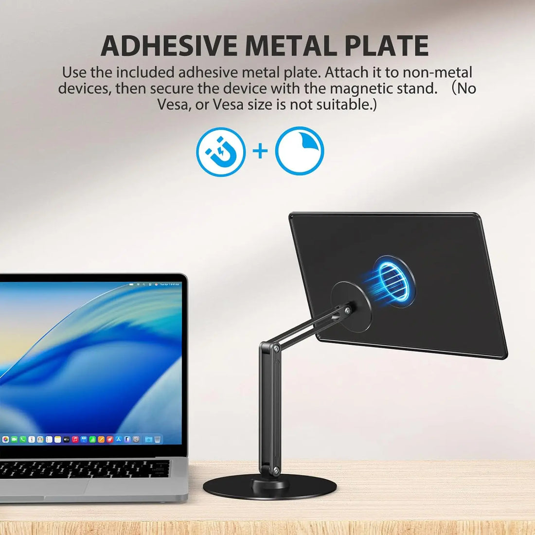 UPERFECT Magnetic VESA Stand for Portable Monitors and Tablets, photo 4