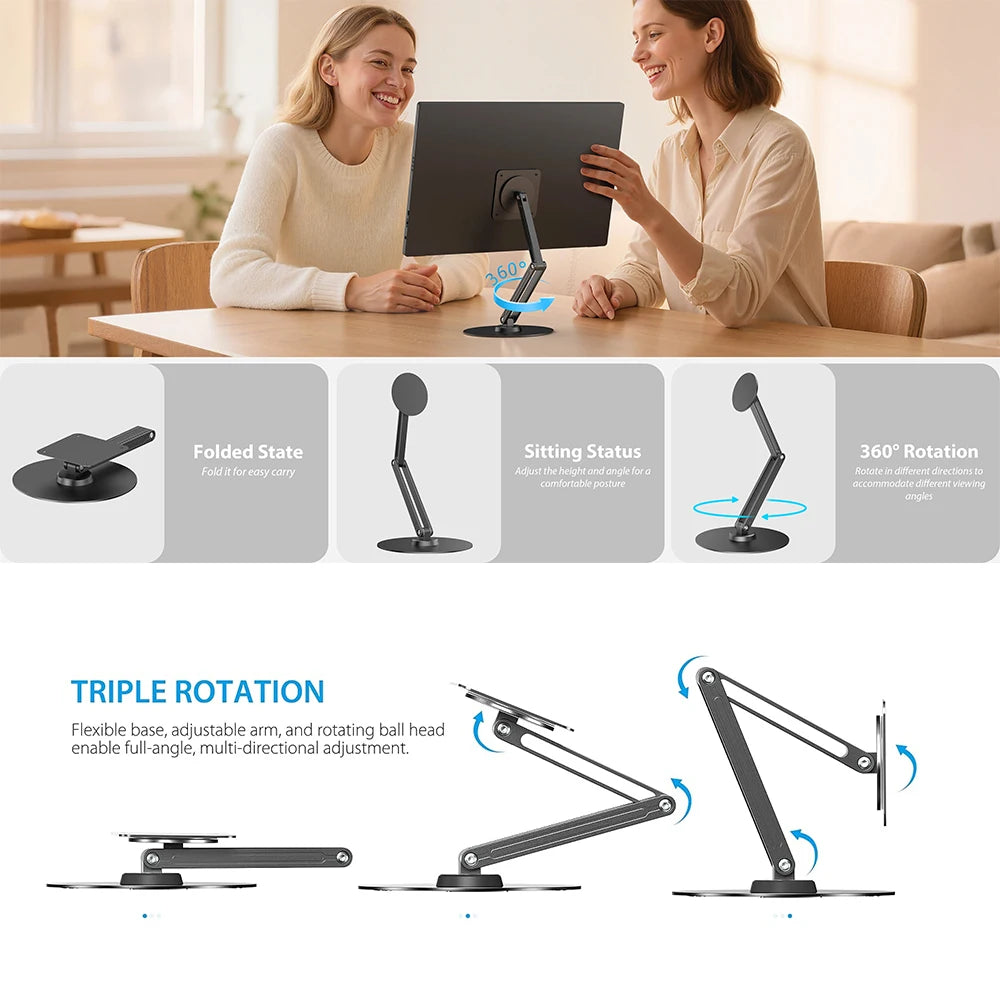 UPERFECT Magnetic VESA Stand for Portable Monitors and Tablets, photo 5