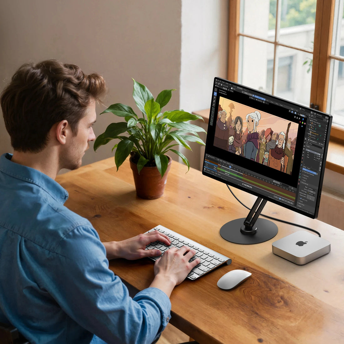 UPERFECT Magnetic VESA Stand for Portable Monitors and Tablets, photo 8