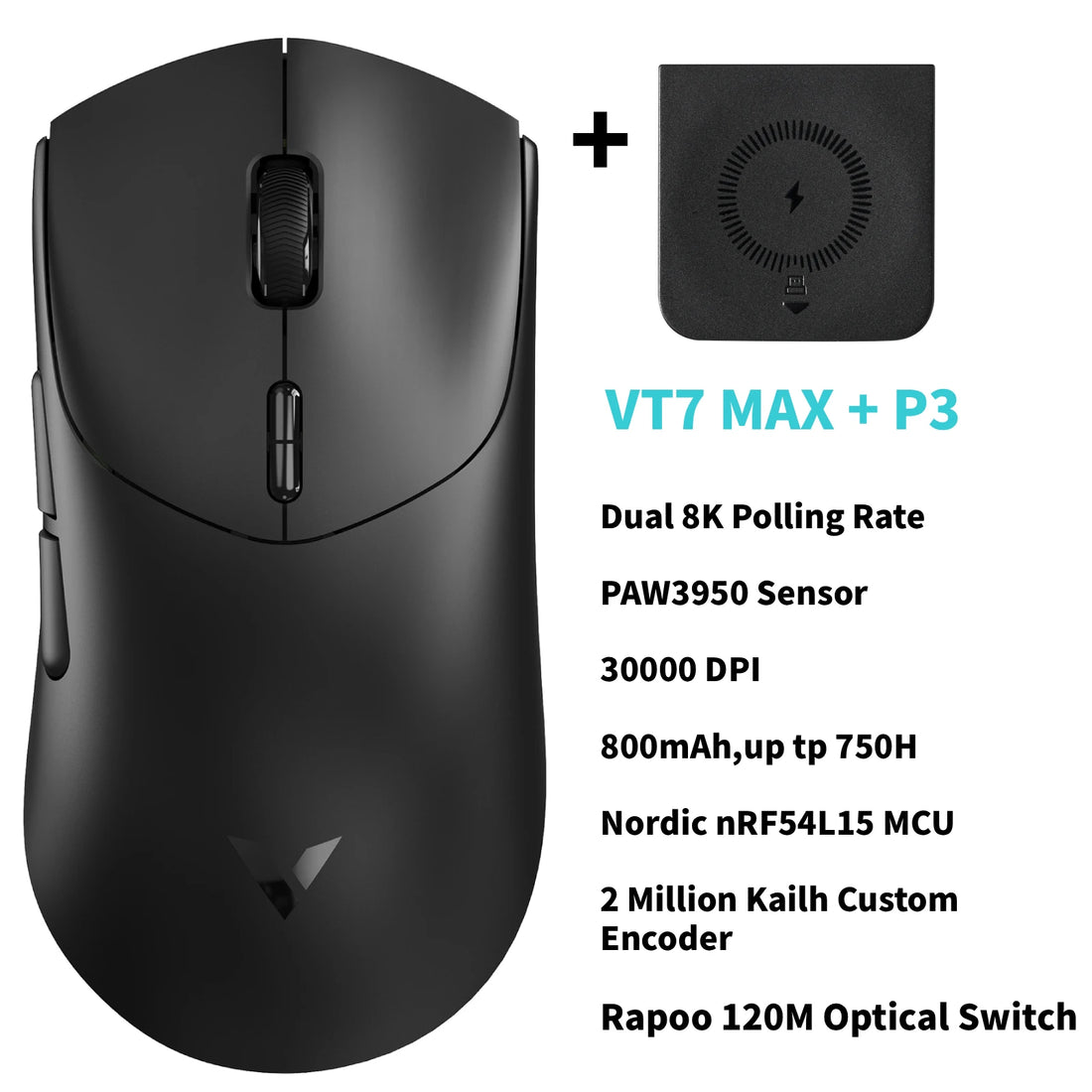 Rapoo VT7 / VT7 MAX 8K Wireless Gaming Mouse, photo 11